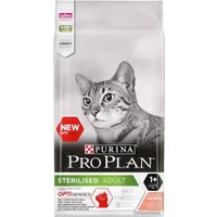 Сухой корм для кошек Pro Plan Sterilised Adult OptiSenses с лососем 10 кг
