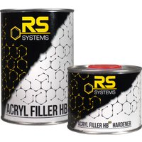 Автомобильный грунт RS акриловый заполняющий HB 4+1 0201-2.375-08+0501-875-09 (1л, черный)