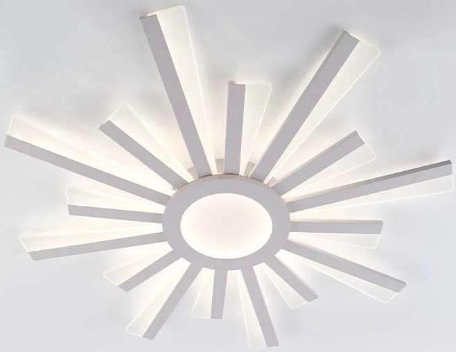 

Припотолочная люстра Estares Teresa 100W R-APP-680x50-White/White-220-IP20