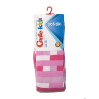 Колготки Conte-kids Sof-Tiki с рисунками 7С-38СП (р. 128-134, розовый 393)