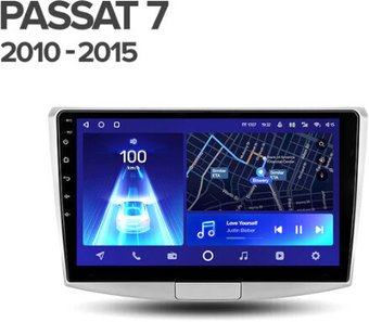Автомагнитола Teyes 10.2'' CC2L PLUS 2+32G (1 Din) для Volkswagen Passat 7 B7 2010-2015