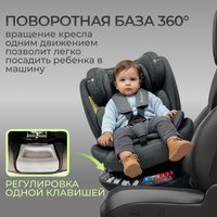 Детское автокресло Bubago Aspid BG 170-2 (серый)