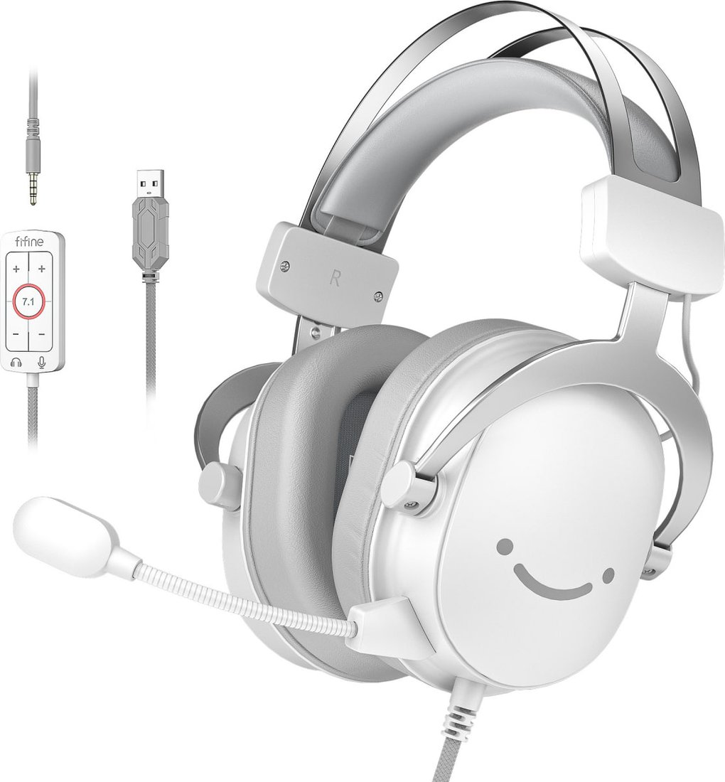 

Наушники FIFINE H9C (белый)