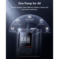 Автомобильный компрессор Baseus GoTrip VA1 Super Mini Cordless Inflator 22-Cylinder Cosmic Black C0119601