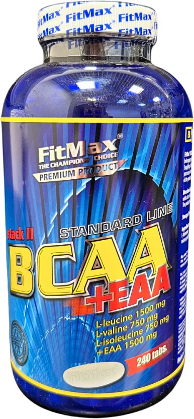 

Комплекс Fitmax BCAA Stack II + EAA (240 таблеток)