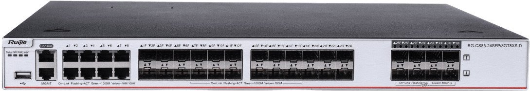 Управляемый коммутатор 3-го уровня Ruijie Networks RG-CS85-24SFP/8GT8XS-D