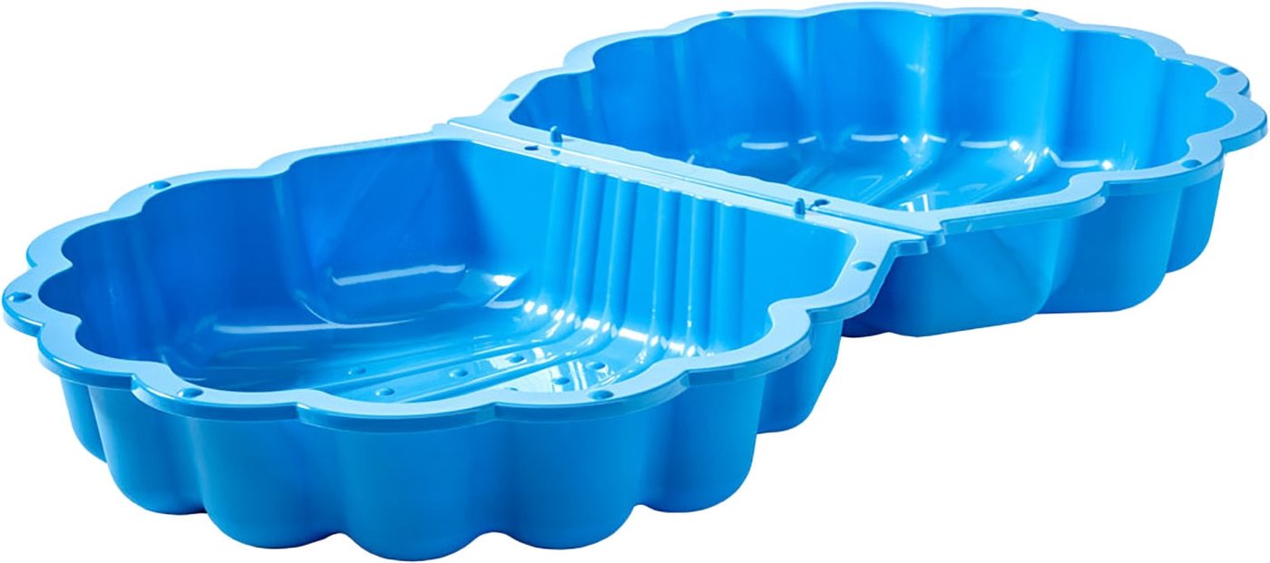 Песочница Paradiso Toys с крышкой ракушка T00752 (голубой)