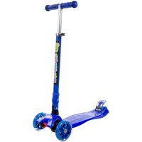 Двухколесный детский самокат Полесье Со складной ручкой 0072C 94438 (синий)
