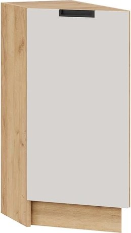 

Шкаф напольный Трия Гренада торцевой с одной дверью 1Н3Т (дуб крафт золотой/холст мокко)