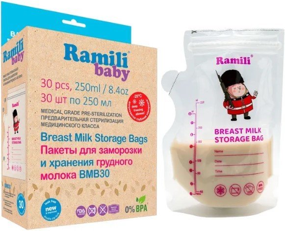

Пакеты для грудного молока Ramili Baby BMB30