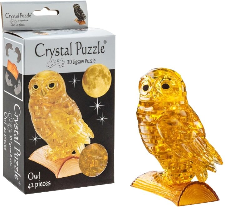 

3Д-пазл Crystal Puzzle Сова 90247