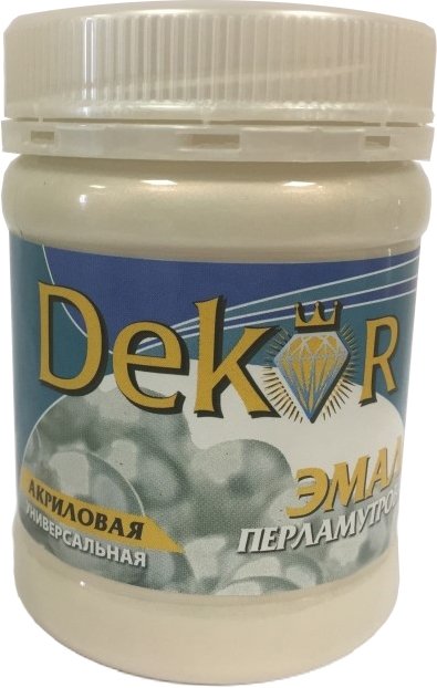 

Эмаль Dekor перламутровая акриловая универсальная (хамелеон, 0.23 кг)