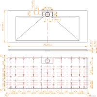 Душевой поддон RGW TKS-W 80x200