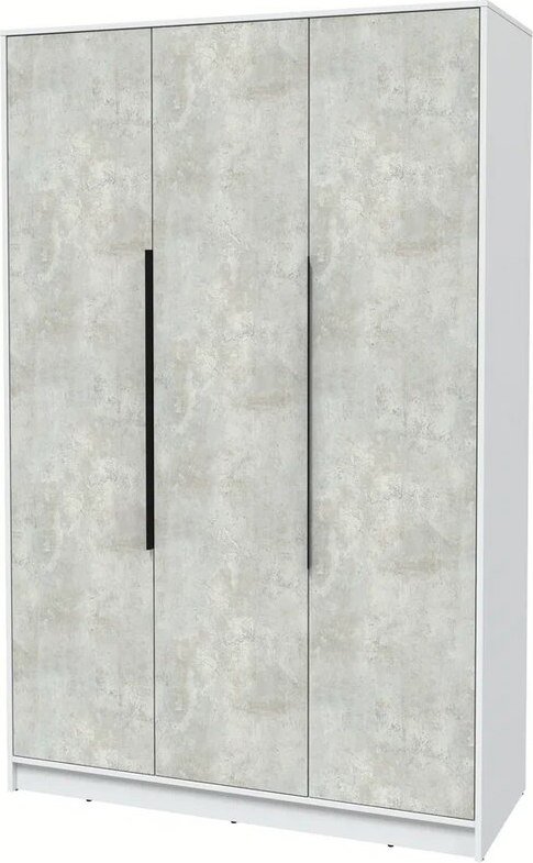 

Шкаф распашной Интерлиния Концепт КТ-Ш3 (бетон лайт/белый платинум)