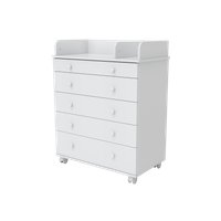 Детский комод Incanto Oskar V 800/5 PK-0004/0 (белый)