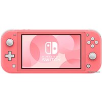 Игровая приставка Nintendo Switch Lite (розовый + Animal Crossing: New Horizons)