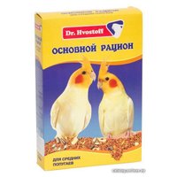 Корм для птиц Dr.Hvostoff Основной рацион для средних попугаев 500 г