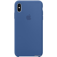 Чехол для телефона Apple Silicone Case для iPhone XS Max (голландский синий)