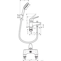 Смеситель Hansgrohe Novus 71044000