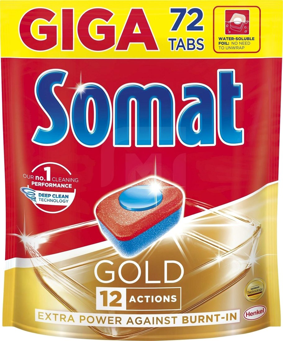 

Таблетки для посудомоечной машины Somat Gold 72 шт