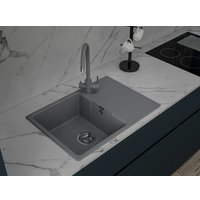 Кухонная мойка GranFest Urban GF-Urban 668L (темно-серый)