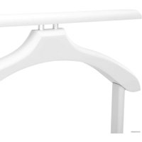 Стойка для одежды Мебелик с ящиками на колесах В 23Н (белый)