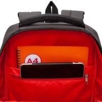 Городской рюкзак Grizzly RU-437-4 (черный/серый)