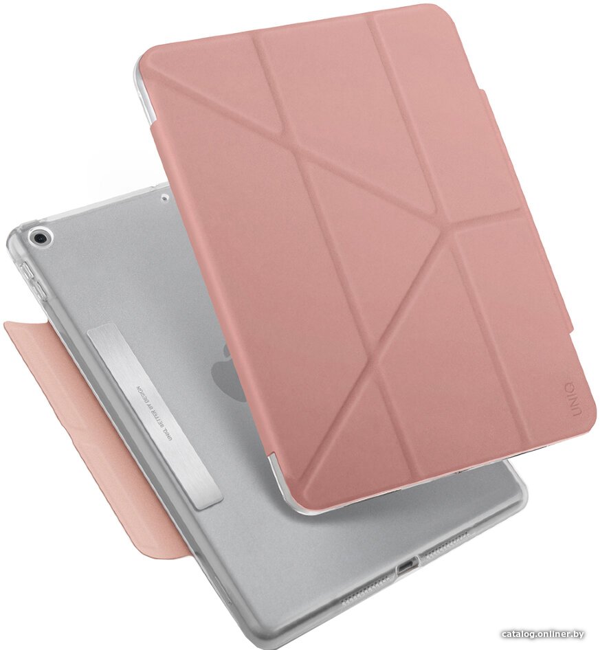 Чехол Uniq PD10.2GAR-CAMPNK для Apple iPad 10.2 (2019/20/21) (розовый)