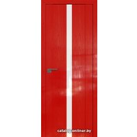 Межкомнатная дверь ProfilDoors 2.04STP 80x200 (pine red glossy, стекло lacobel белый лак)