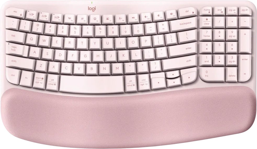 

Клавиатура Logitech Wave Keys 920-012281 (розовый, нет кириллицы)