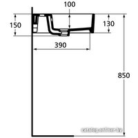 Умывальник Ideal Standard Strada K077801 60x42