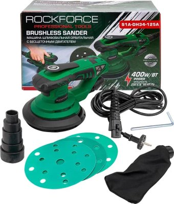 Эксцентриковая шлифмашина RockForce RF-S1A-DH34-125A
