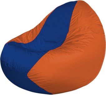 Кресло-мешок Flagman Classic K2.1-157 (оранжевый/синий)