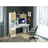 Стол Премиум Комфорт-10 (белый текстурный/бунратти)