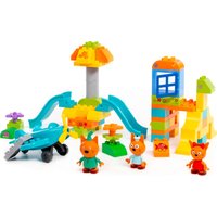 Конструктор Полесье Макси Три кота. Игровая площадка 70245