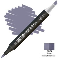 Маркер художественный Sketchmarker Brush Двусторонний BG71 SMB-BG71 (сине-серый)