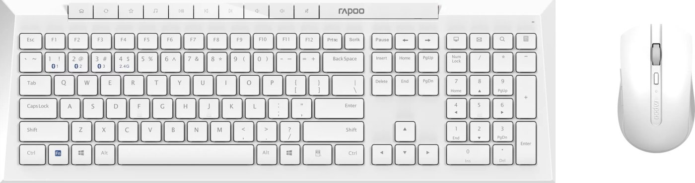 

Офисный набор Rapoo 8210M (белый)