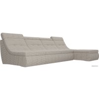 Модульный диван Лига диванов Холидей люкс 105576 (корфу 02, светло-серый)