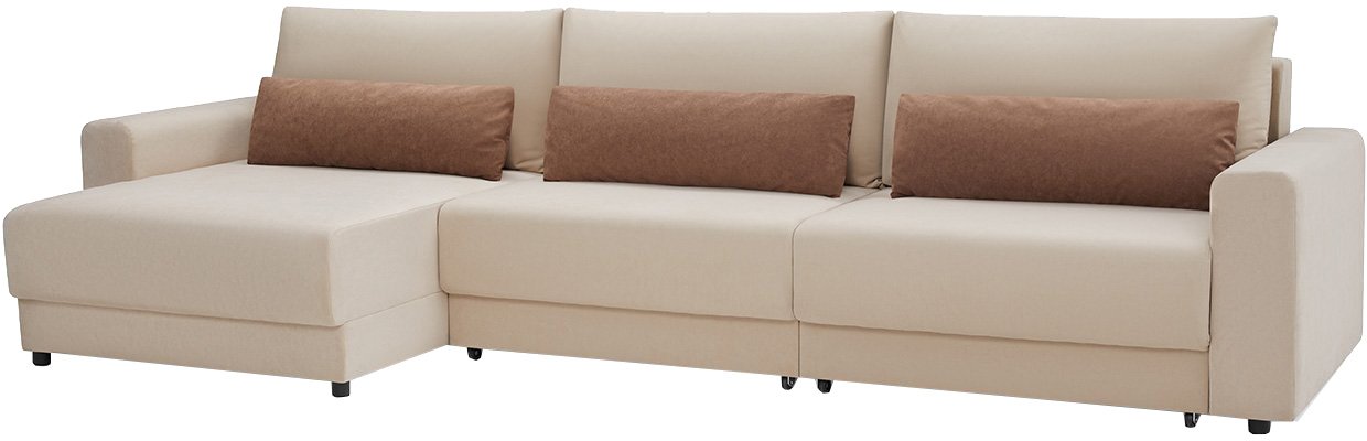 

Угловой диван Mio Tesoro Таун 264 1.5ек-1.5ек-1.5пф (1368 бежевый)