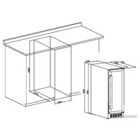 Винный шкаф Weissgauff WWC-17 DB DualZone