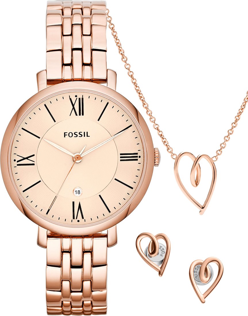 

Наручные часы с украшением Fossil Jacqueline ES5252SET
