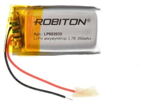

Аккумулятор Robiton LP602035 350mAh 1шт