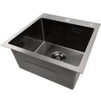 Кухонная мойка Stellar E4444NB (нано черный)