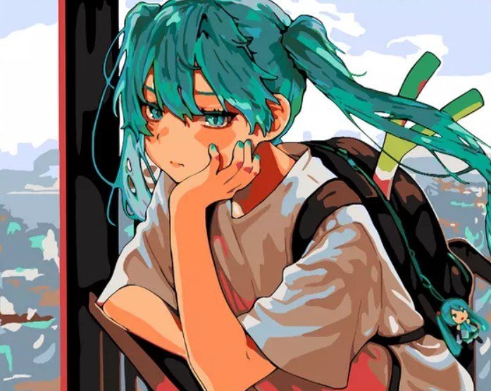 

Картина по номерам PaintLine Sekai Project Хатсуне Мику PL-00267