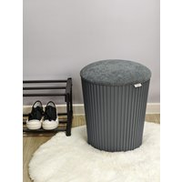 Пуфик Sheffilton SHT-B24 (графит/темно-серый)