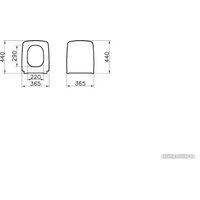 Унитаз подвесной Vitra Metropole 9820B003-7201
