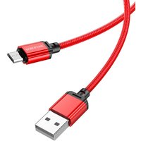 Кабель Borofone BX87 USB Type-A - microUSB (1 м, красный)