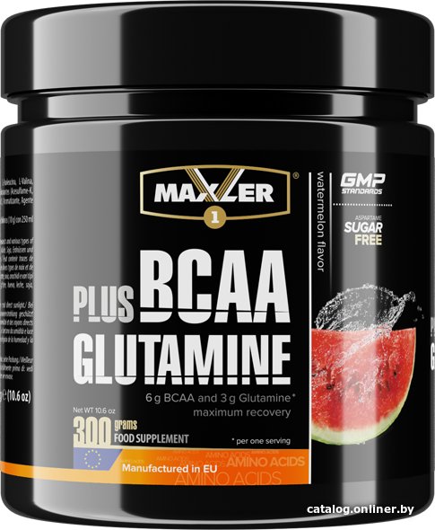 BCAA Maxler BCAA+Glutamine (арбуз, 300 г)