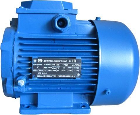 

Электрический двигатель Полесьеэлектромаш АИР80A4 (исполнение - IM2081, крепление - без р.к.в.)