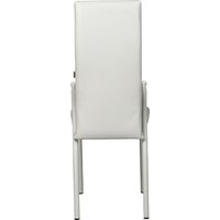 Стул ВВР Оскар (белый крокодил/белый, экокожа)